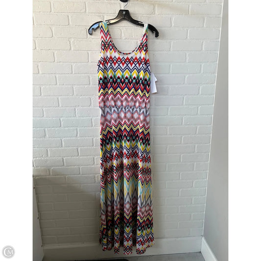 Dress Casual Maxi By Renee C In Red & White, Size: L
