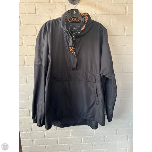 Jacket Windbreaker By Lauren James In Black, Size: Xxl