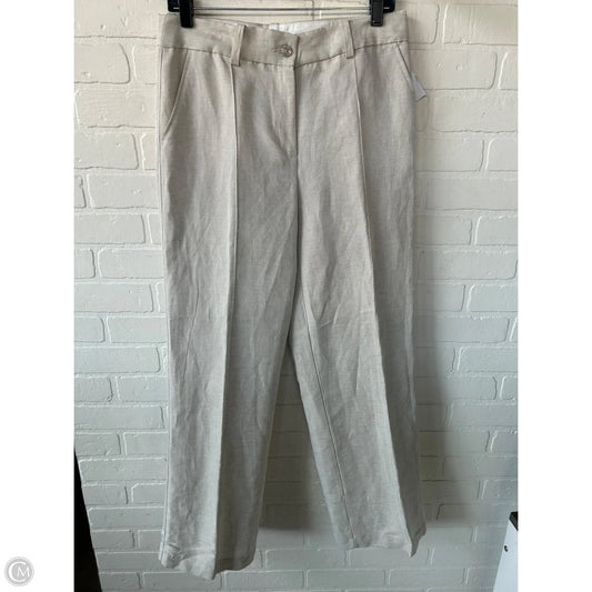 Pants Linen By H&m In Beige, Size: 8