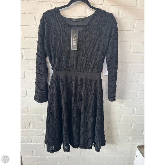 Dress Party Midi By Clothes Mentor In Black, Size: S