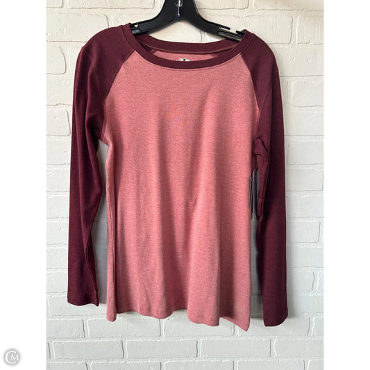 Top Long Sleeve By Clothes Mentor In Pink & Red, Size: L