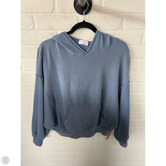 Top Long Sleeve By Pink Lily In Blue, Size: Xs