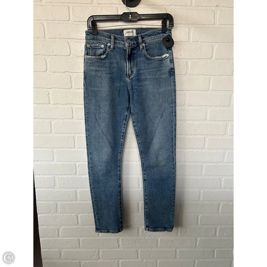 Jeans Skinny By Agolde In Blue Denim, Size: 2