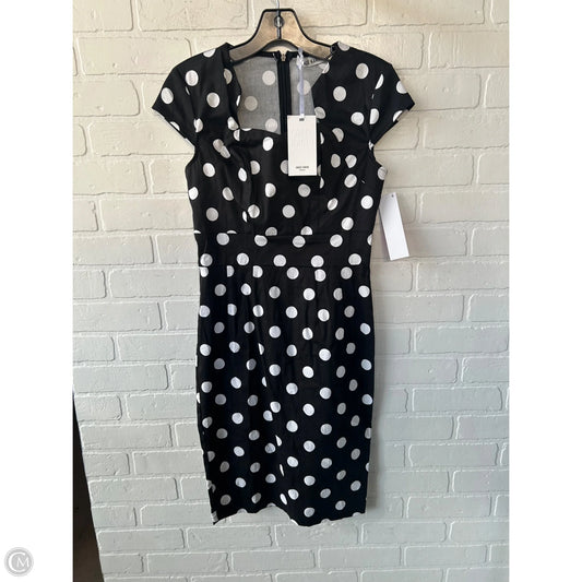 Dress Casual Short By Grace Karin In Black & White, Size: Xs
