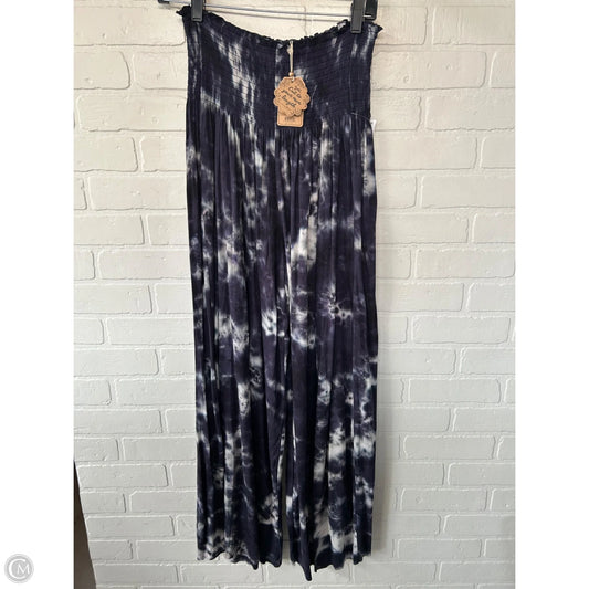 Pants Wide Leg By Natural Life In Blue & White, Size: 16