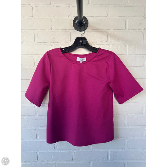 Top Short Sleeve By Cmb In Pink, Size: S