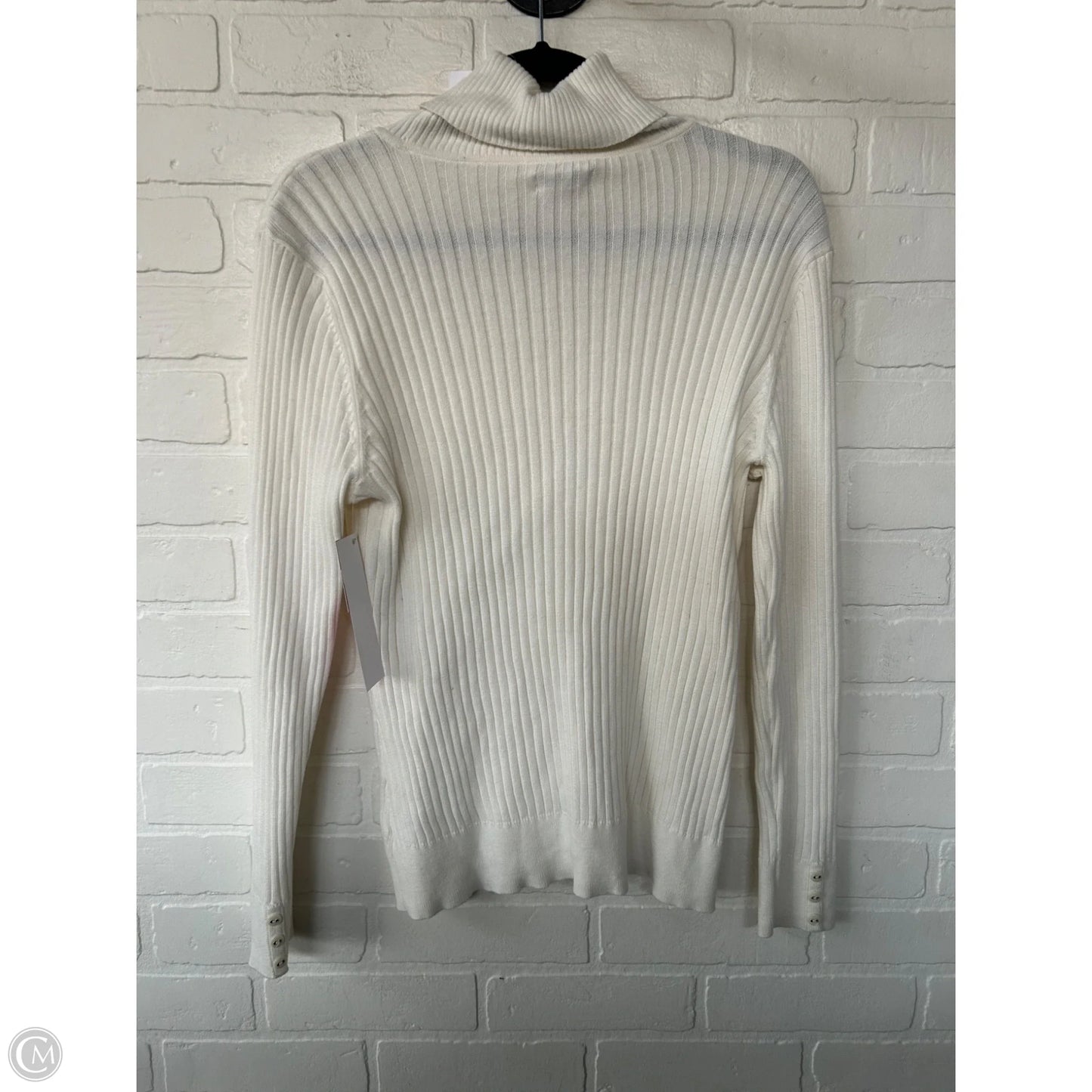 Sweater By Croft And Barrow In Cream, Size: Xl