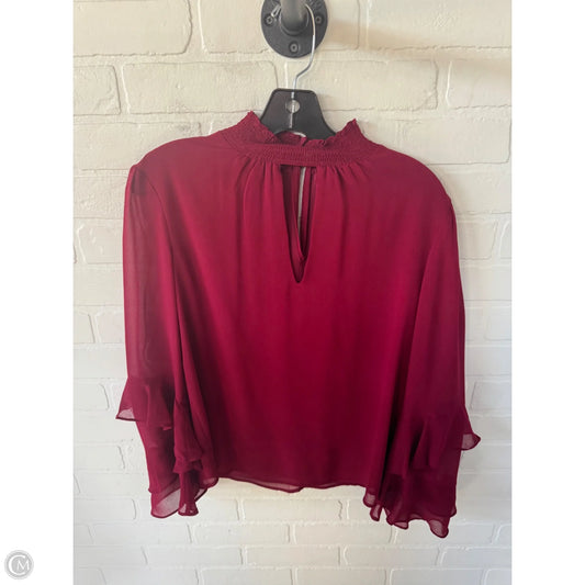 Top Long Sleeve By 1.state In Red, Size: S