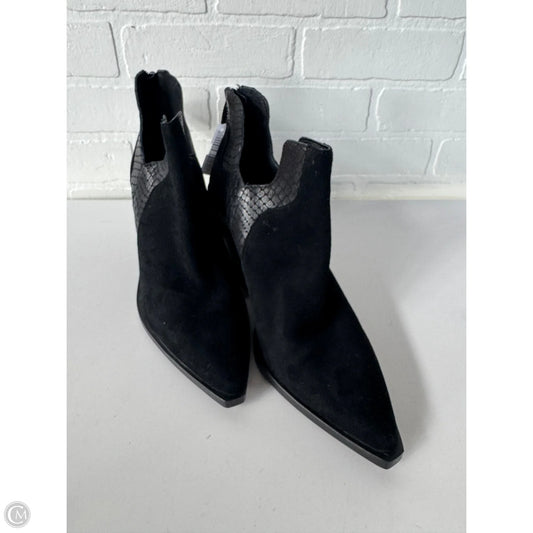 Boots Ankle Heels By Vince Camuto In Black, Size: 8