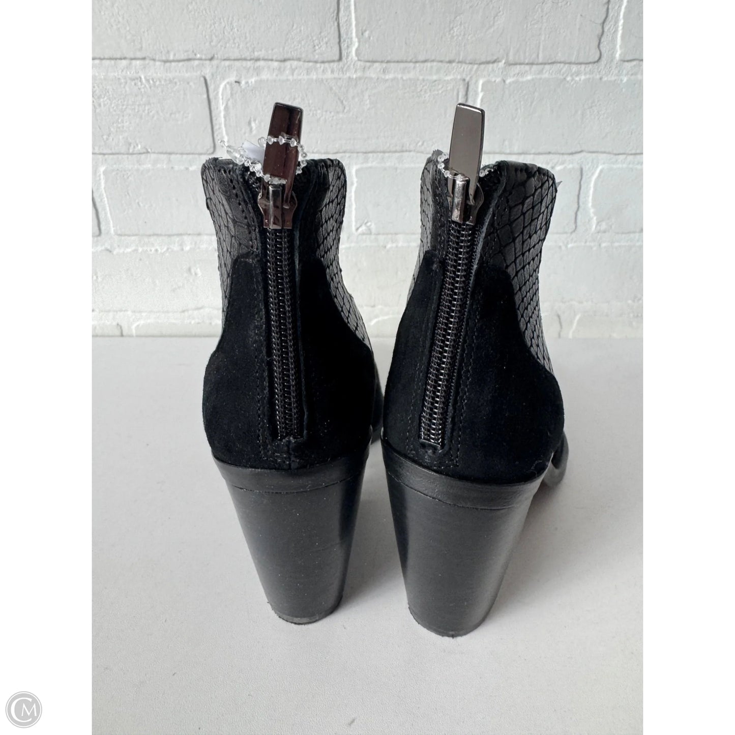 Boots Ankle Heels By Vince Camuto In Black, Size: 8