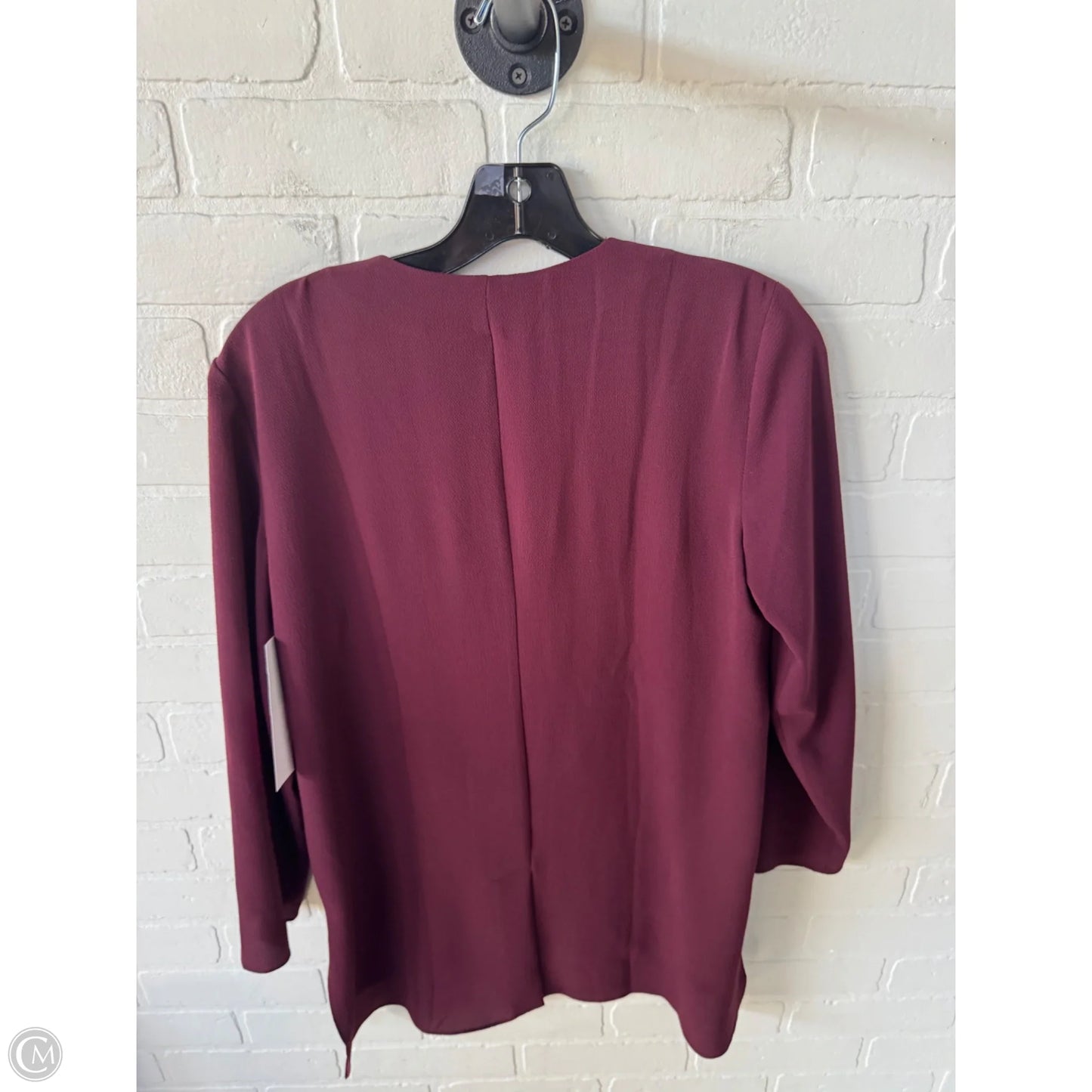 Top Long Sleeve By Rachel Roy In Red, Size: S