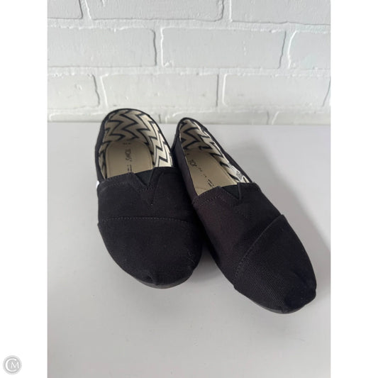 Shoes Flats By Toms In Black, Size: 7.5