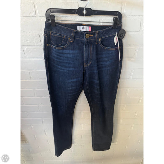 Jeans Straight By Cabi In Blue Denim, Size: 2