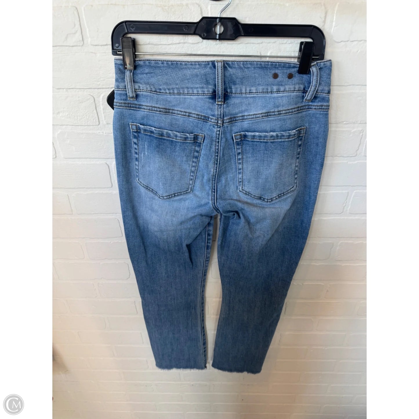 Jeans Cropped By Cabi In Blue Denim, Size: 2