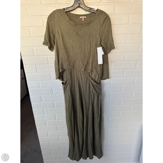 Dress Casual Midi By Bordeaux In Green, Size: Xs