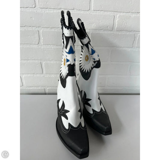 Boots Western By Jeffrey Campbell In Black & White, Size: 7
