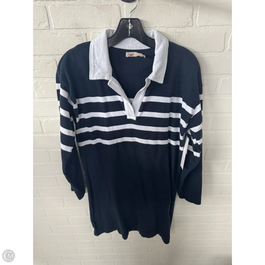 Dress Casual Short By Faherty In Blue & White, Size: S