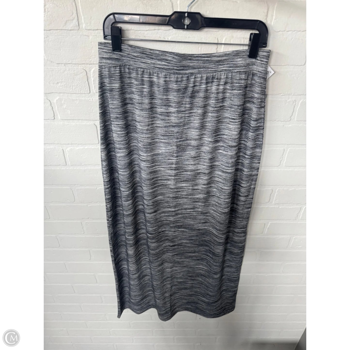 Skirt Maxi By Apt 9 In Grey & White, Size: 8