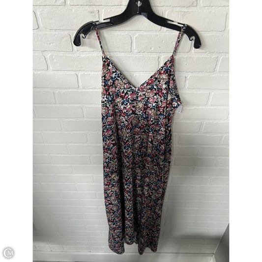 Dress Casual Midi By Cme In Black & Red, Size: M