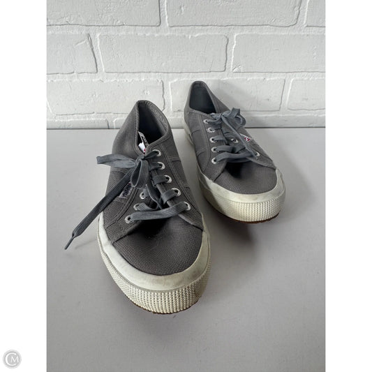 Shoes Sneakers By Superga In Grey, Size: 7