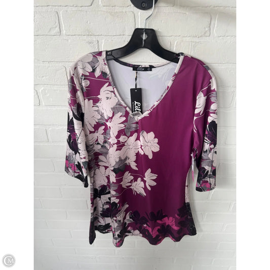 Dress Casual Short By Lily In Purple, Size: S