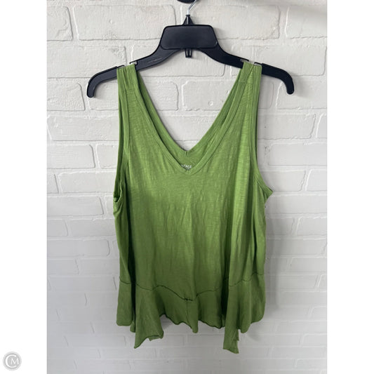 Top Sleeveless By Torrid In Green, Size: 1x