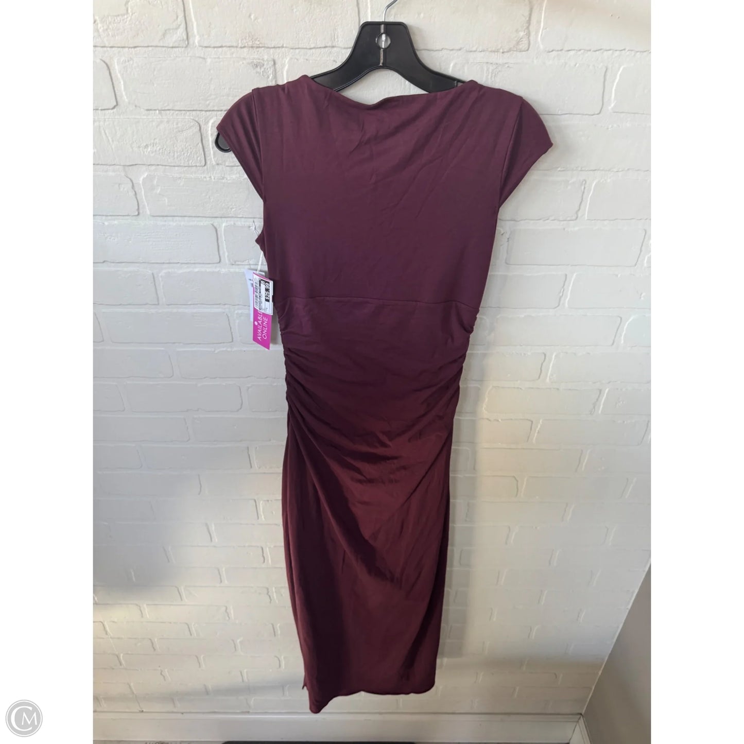 Dress Party Midi By Abercrombie And Fitch In Red, Size: S