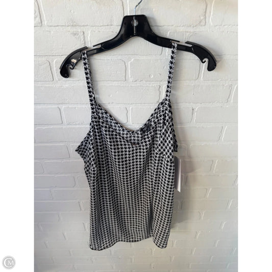 Top Sleeveless By Torrid In Black & White, Size: 2x