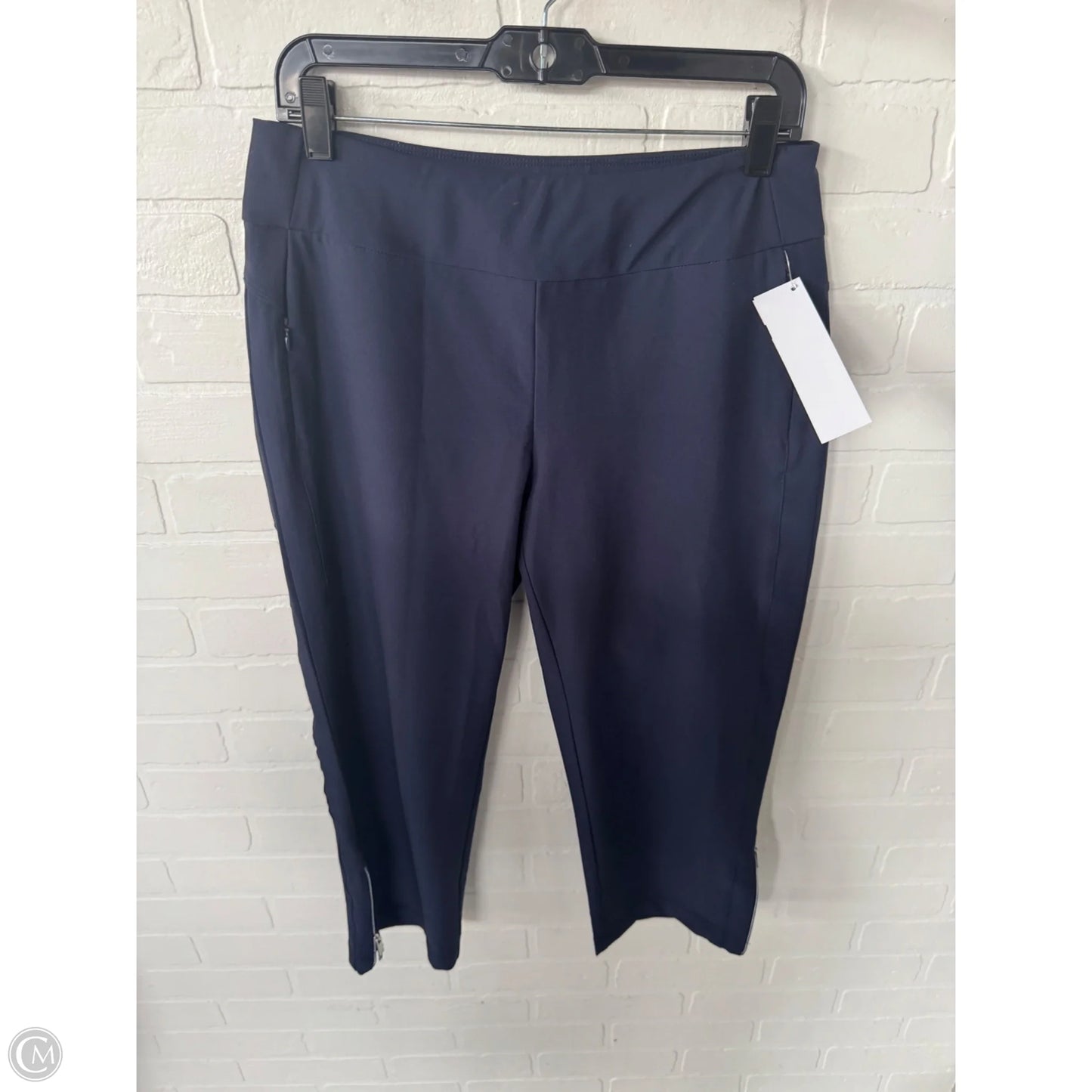 Athletic Capris By Tail In Blue, Size: 10