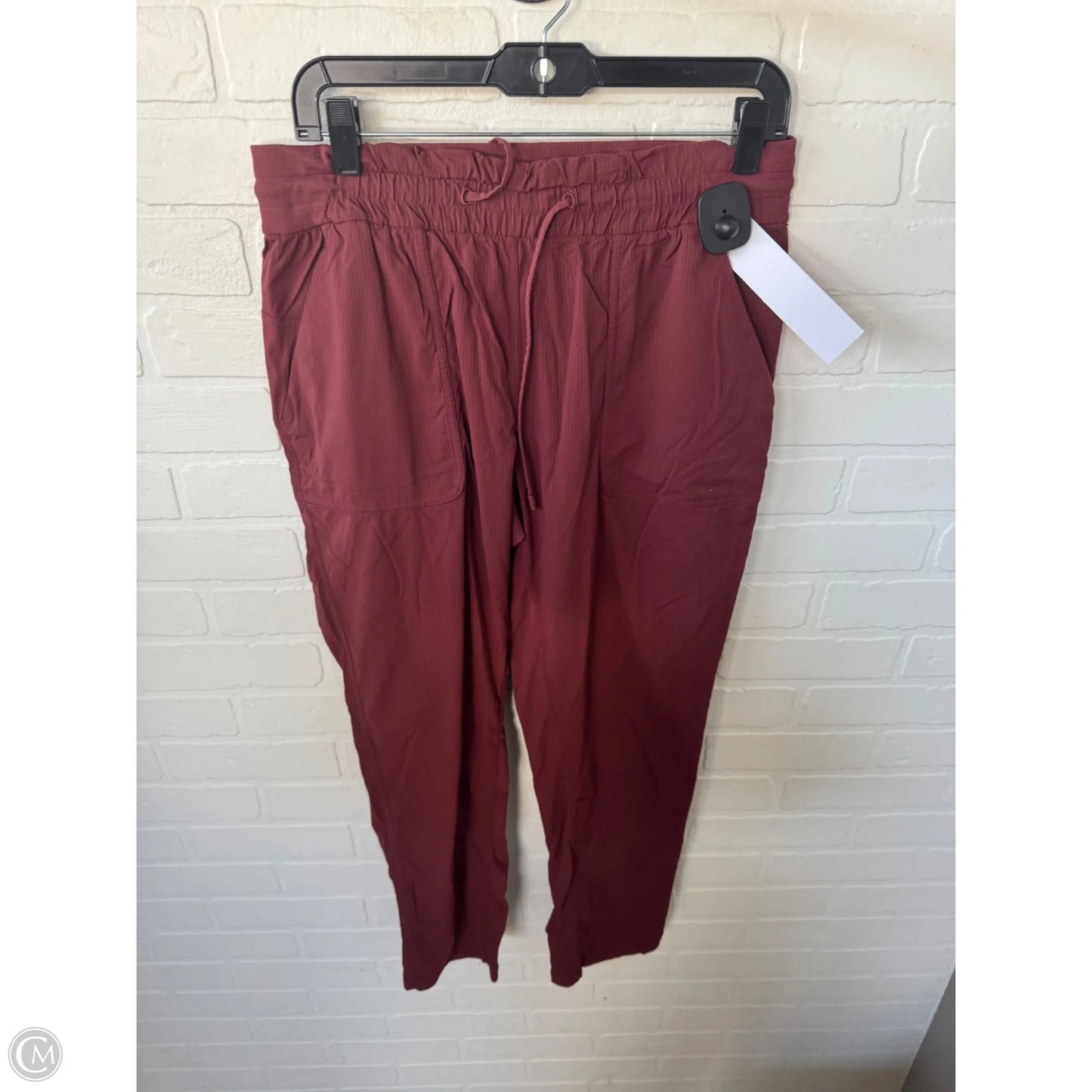 Athletic Pants By Lululemon In Orange, Size: 10