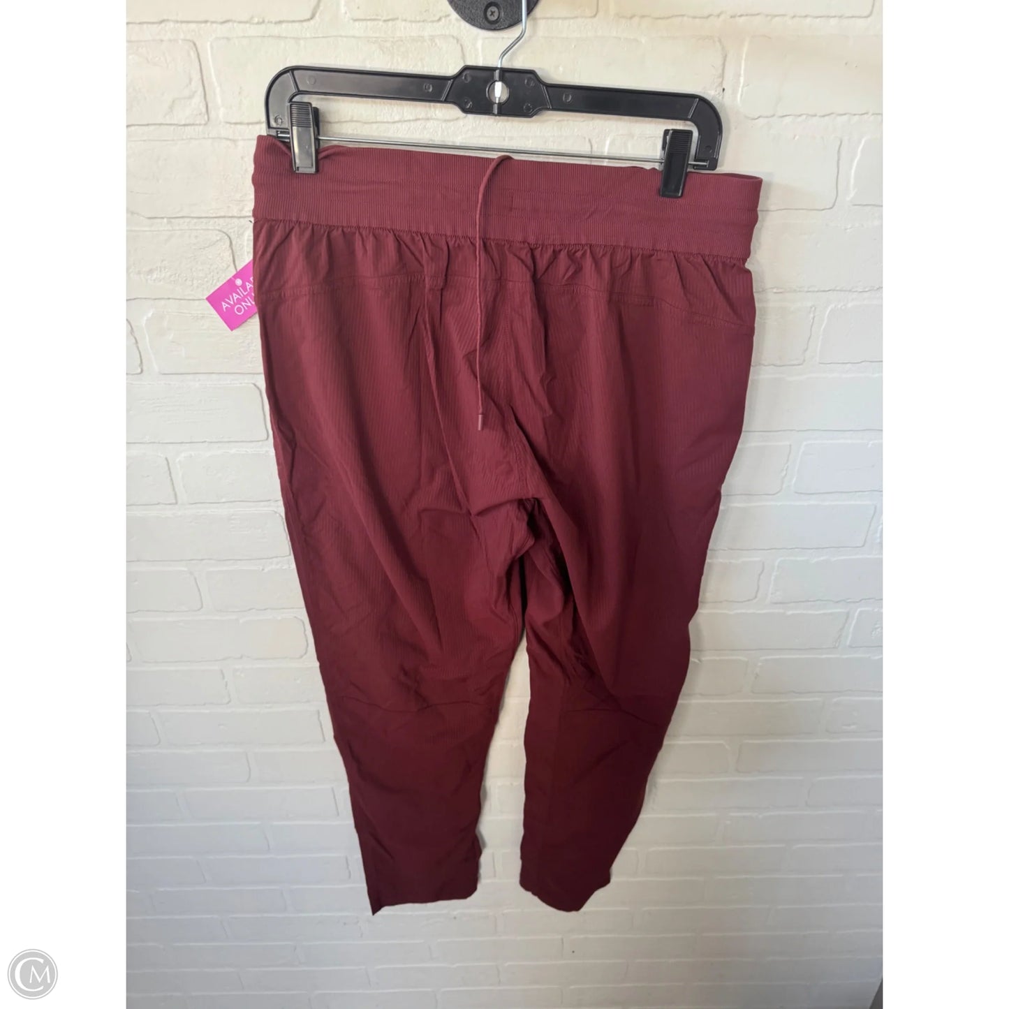 Athletic Pants By Lululemon In Orange, Size: 10