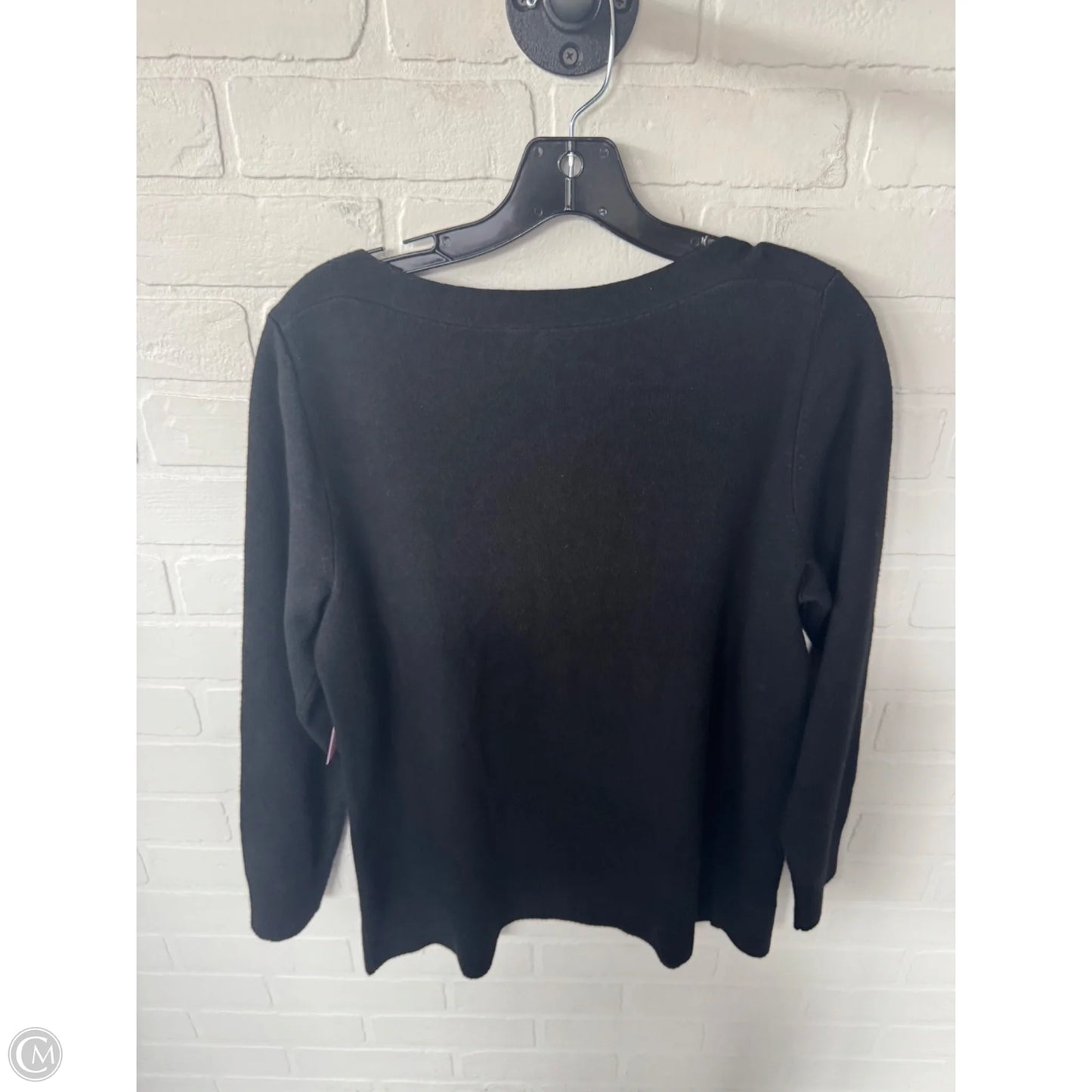 Sweater By Chicos In Black, Size: M