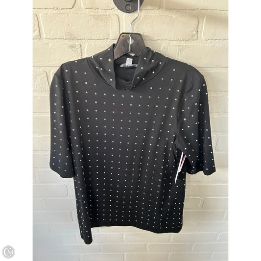 Top Short Sleeve By Chicos In Black, Size: M