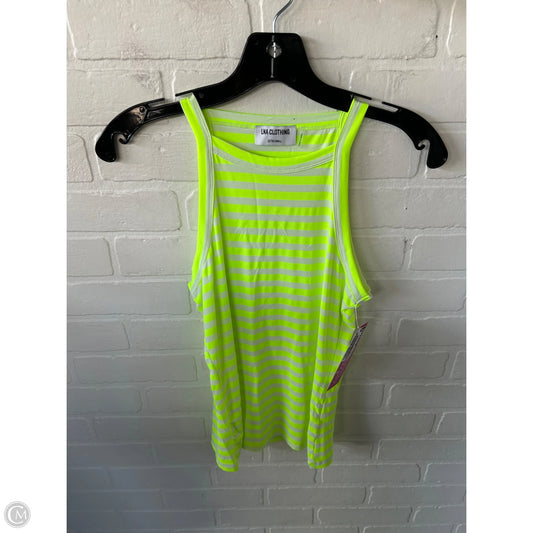 Top Sleeveles By Lna In Cream & Green, Size: Xs