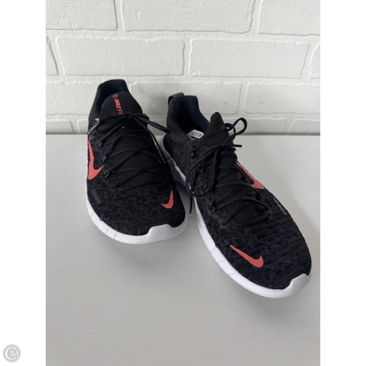 Shoes Athletic By Nike In Black & Orange, Size: 8.5