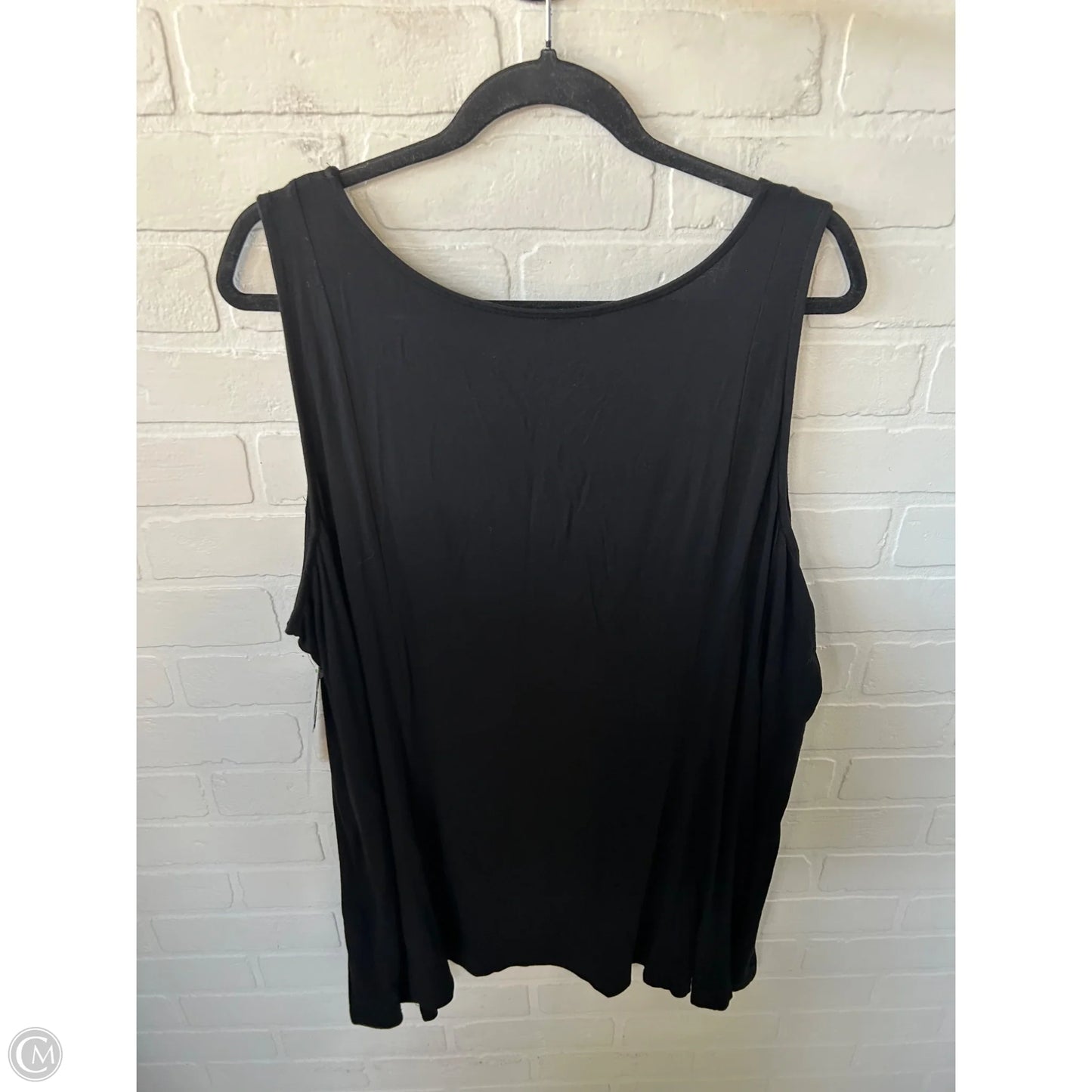 Top Sleeveless Basic By Lane Bryant In Black, Size: 4x