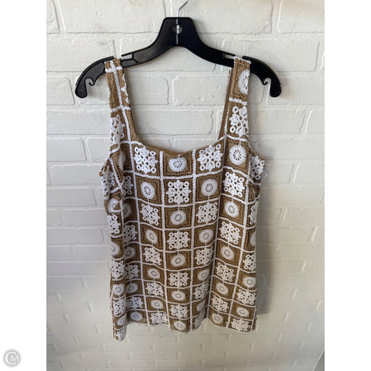 Dress Party Short By Loft In Tan & White, Size: M