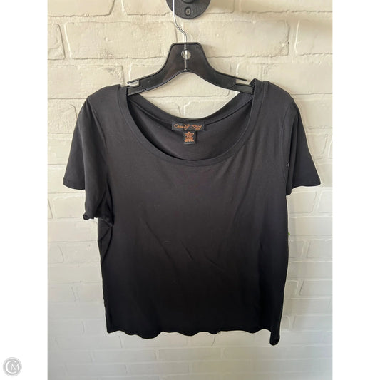 Top Short Sleeve Basic By Clothes Mentor In Black, Size: Xl