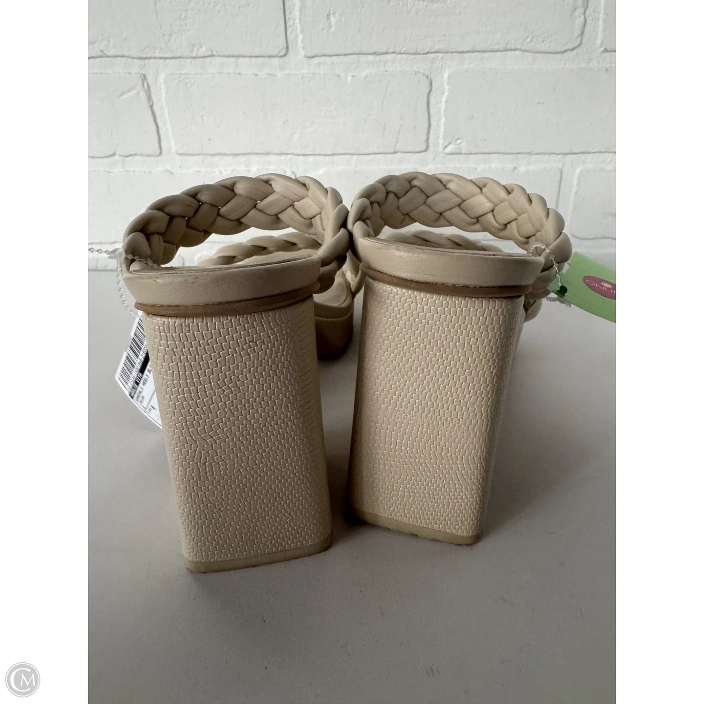 Sandals Heels Block By Dolce Vita In Cream, Size: 8