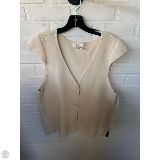 Vest Sweater By Anthropologie In Cream, Size: S