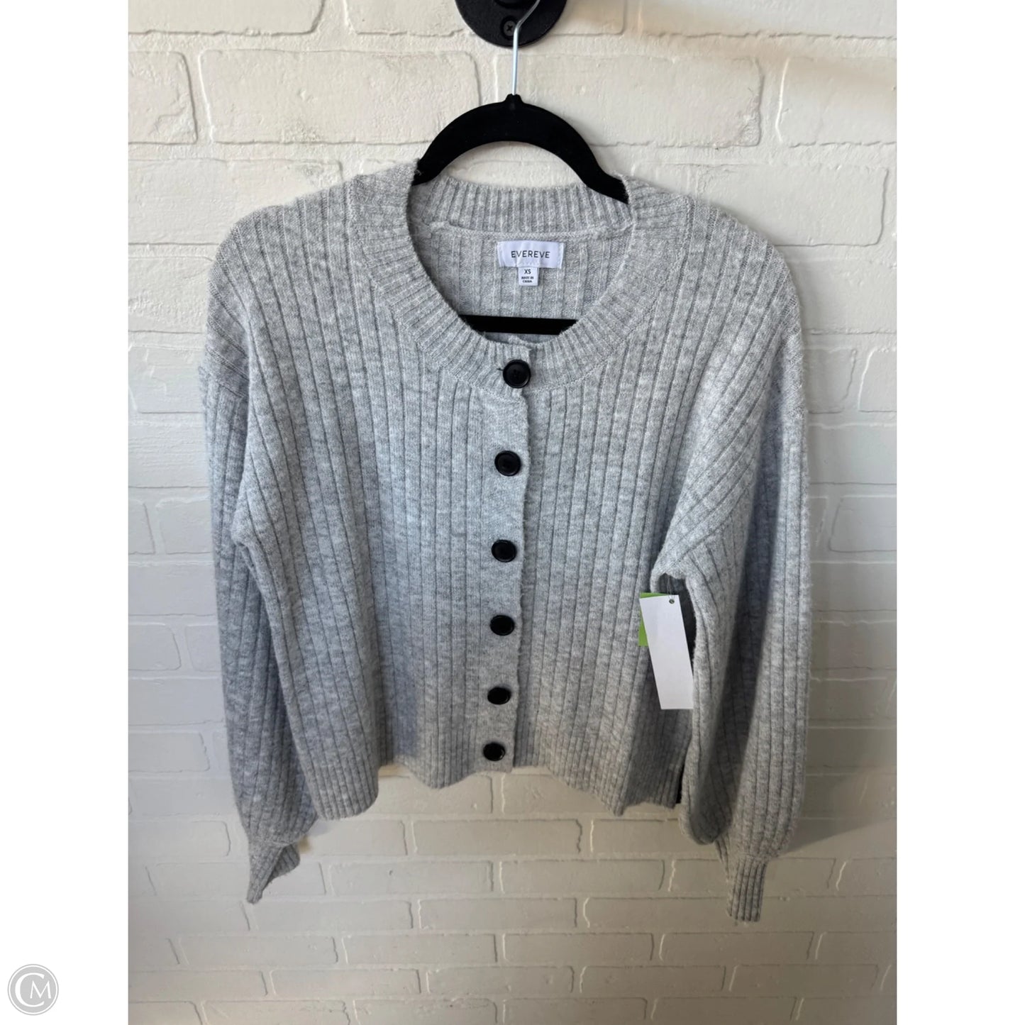 Sweater Cardigan By Evereve In Grey, Size: Xs