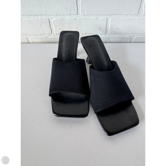 Sandals Heels Kitten By Wild Diva In Black, Size: 8