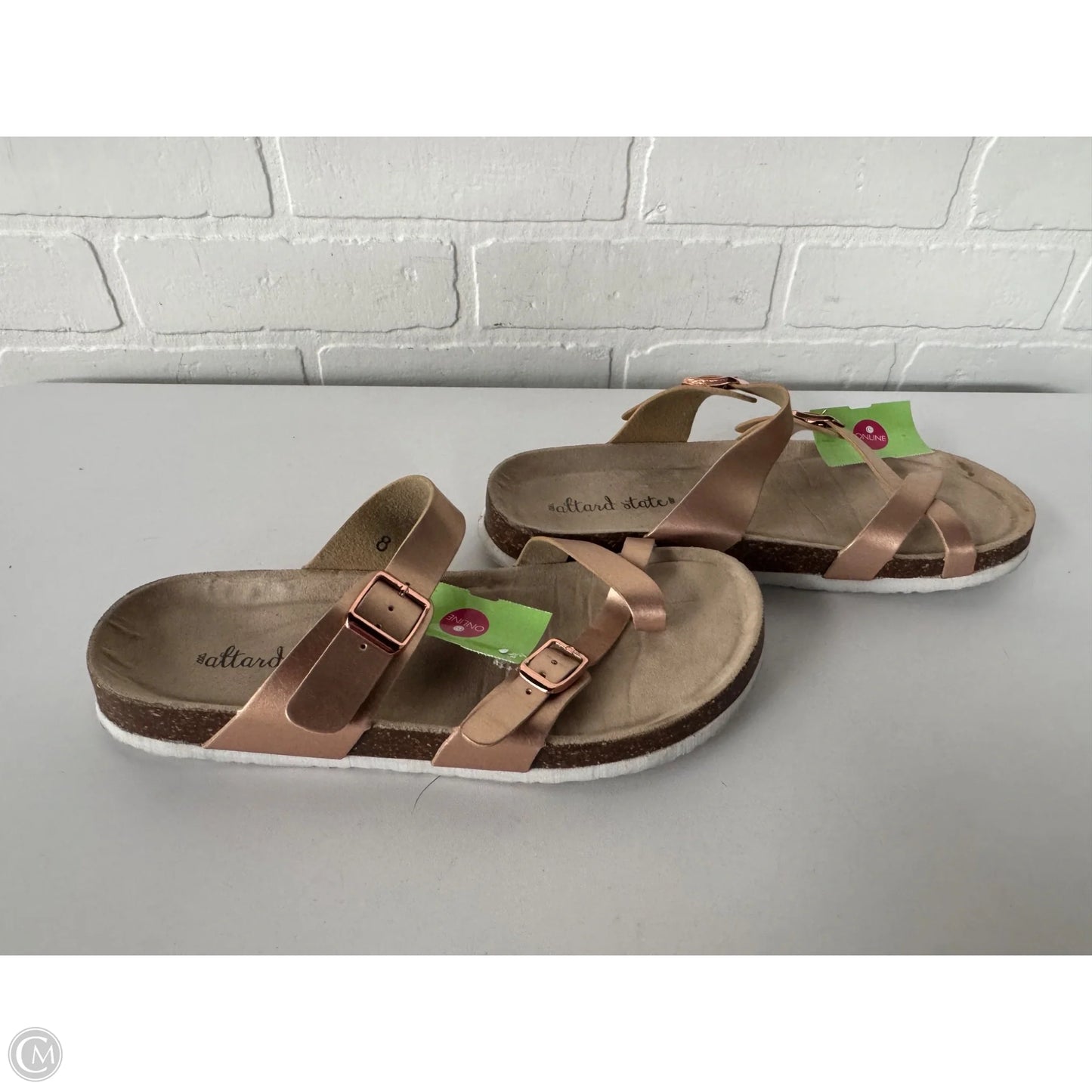 Sandals Flats By Altard State In Rose Gold, Size: 8