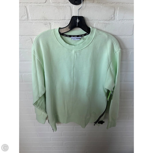 Sweatshirt Crewneck By Dkny In Green, Size: M