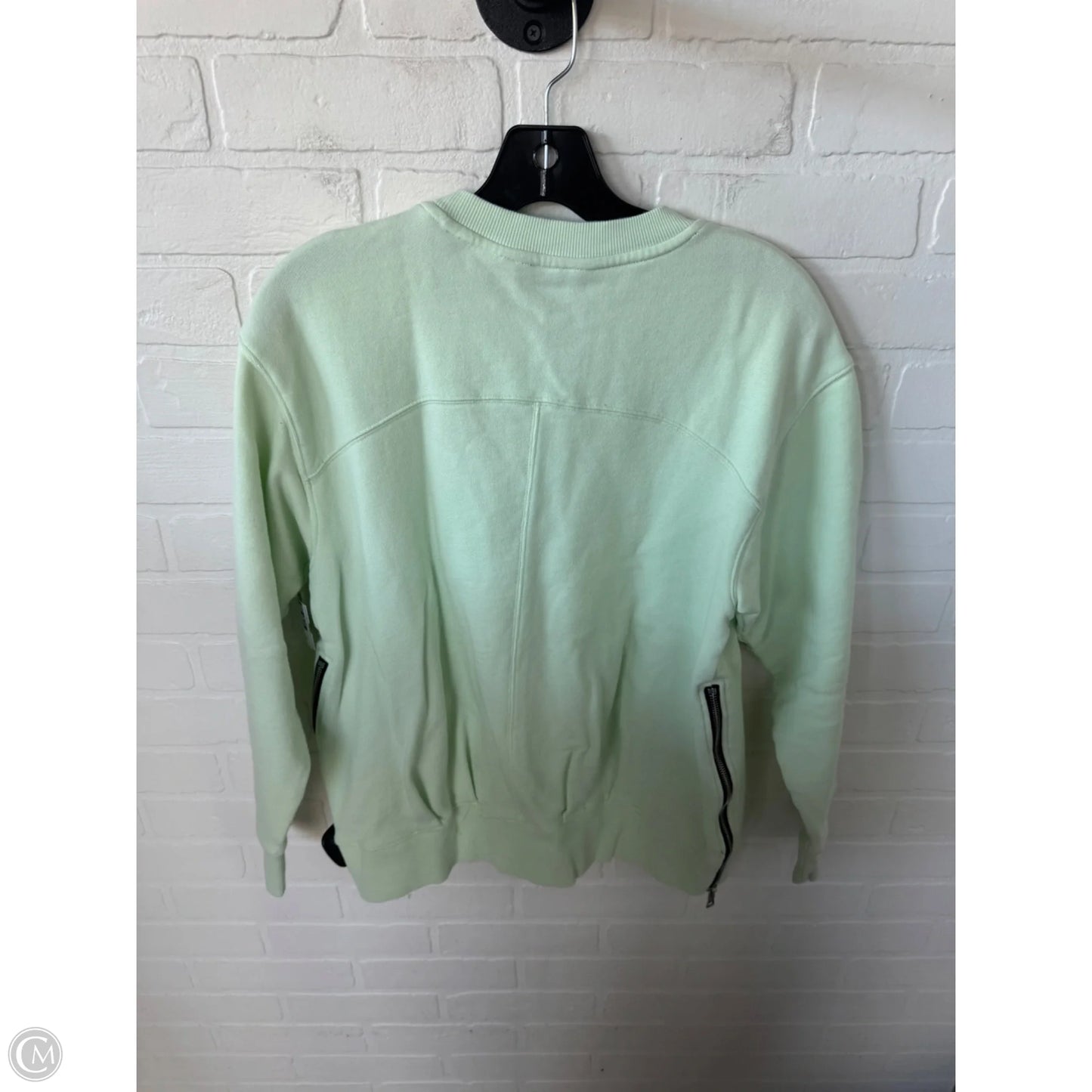 Sweatshirt Crewneck By Dkny In Green, Size: M