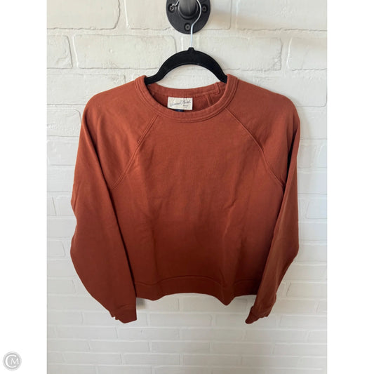 Sweatshirt Crewneck By Universal Thread In Brown, Size: S