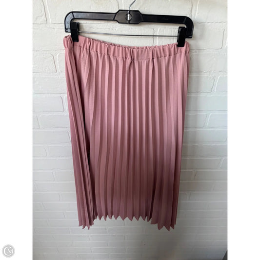 Skirt Maxi By Clothes Mentor In Pink, Size: 12