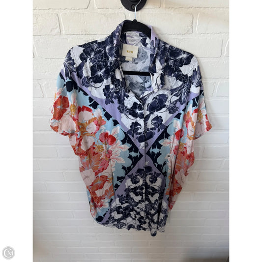 Tunic Sleeveless By Maeve In Blue & Orange, Size: L