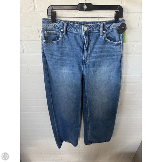 Jeans Wide Leg By Quince In Blue Denim, Size: 12