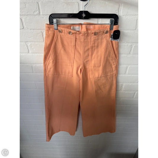Jeans Wide Leg By Pilcro In Orange Denim, Size: 6